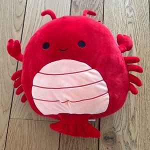 12” red shrimp squishmallow